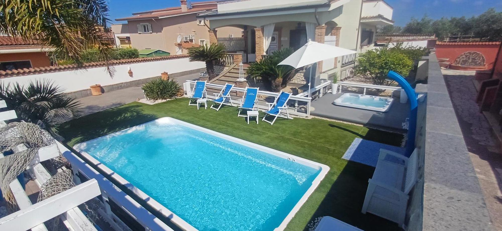 Alloggi Turistici Con Piscina Palestra Jacuzzi Sauna Anzio Kültér fotó